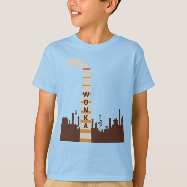 Wonka Factory Silhouette T Shirt (Framsida)