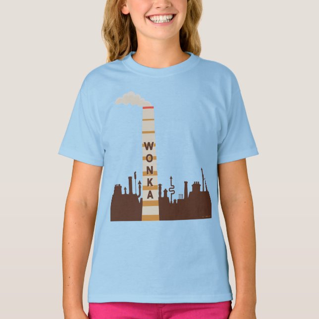 Wonka Factory Silhouette T Shirt (Framsida)
