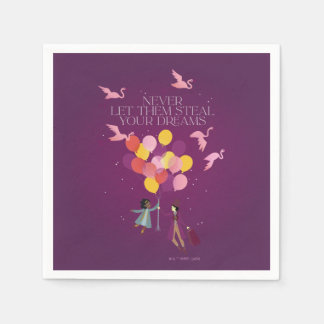 Wonka "Låt dem aldrig stoppa dina drömmar" Pappersservett