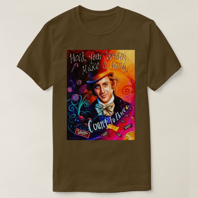 Wonka och chokladfanart t shirt (Design framsida)