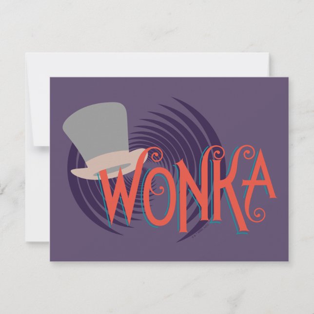 Wonka Spiral Logo Anteckningskort (Framsida)