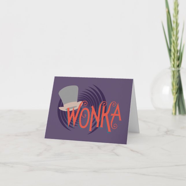 Wonka Spiral Logotyp Anteckningskort (Framsida)