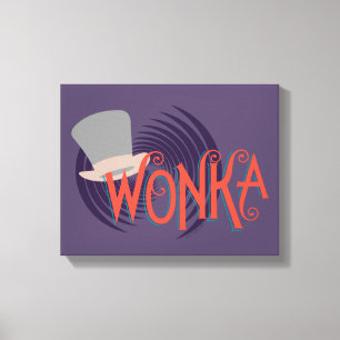 Wonka Spiral Logotyp Canvastryck