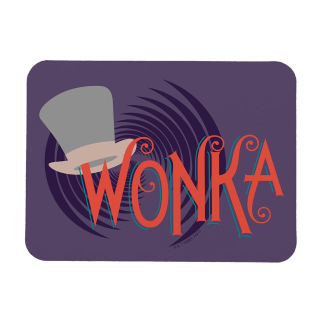 Wonka Spiral Logotyp Magnet (Horisontell)