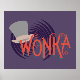Wonka Spiral Logotyp Poster