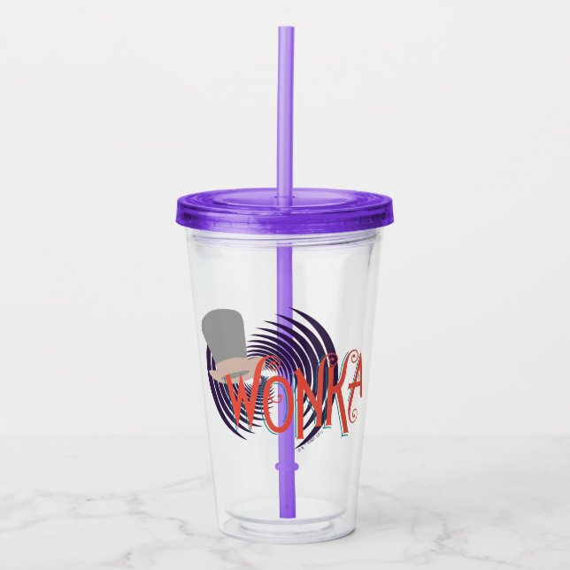 Wonka Spiral Logotyp Take Away Mugg (Framsida)