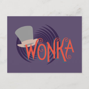 Wonka Spiral Logotyp Vykort