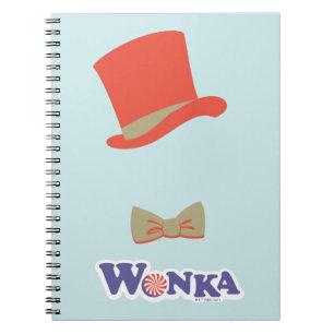 Wonka Top hat & Bow Tie Anteckningsbok