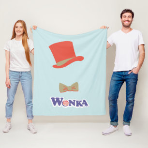 Wonka Top hat & Bow Tie Fleecefilt