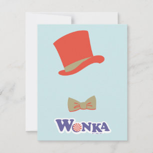 Wonka Topphatt & Flaska Anteckningskort