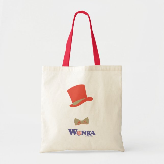 Wonka Topphatt & Flaska Tygkasse (Framsidan)