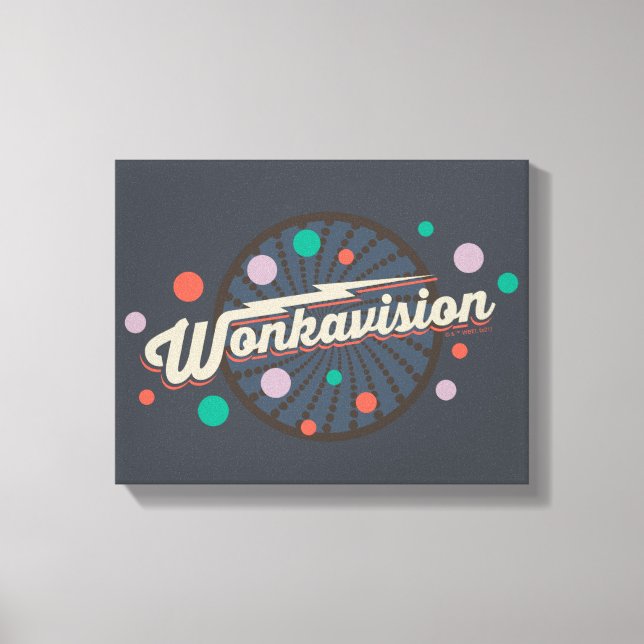 Wonkavision Logotyp Canvastryck (Framsida)