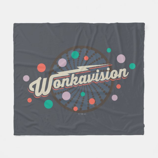 Wonkavision Logotyp Fleecefilt (Framsidan (Horisontell))
