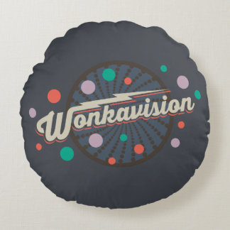Wonkavision Logotyp Rund Kudde