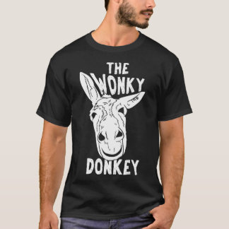 Wonky Donkey Funny Donkey Älskare Farm Animal T Shirt