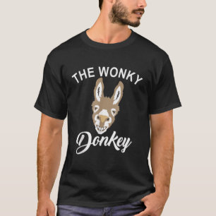 Wonky Donkey Funny Donkey Älskare Farm Animal T Shirt