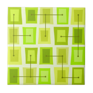 Wonky Doors Mindre Chartreuse Kakelplatta