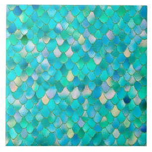 Wonky fjäll för sjöjungfru för metall för kakelplatta