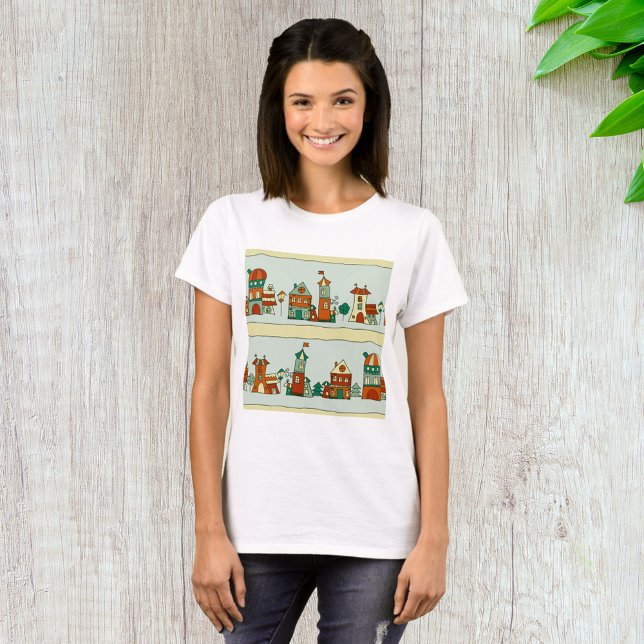 Wonky Houses T Shirt (Skapare uppladdad)