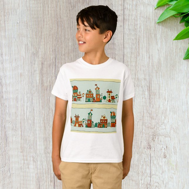 Wonky Houses T Shirt (Skapare uppladdad)
