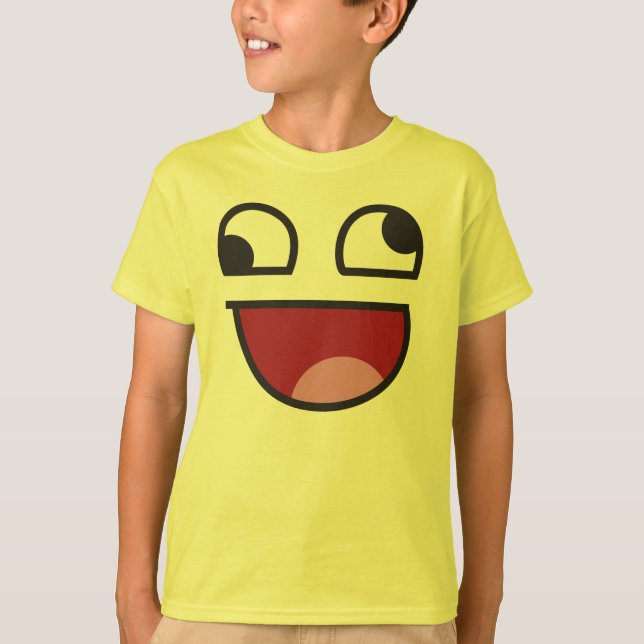 Wonky ögaemoji tee (Framsida)
