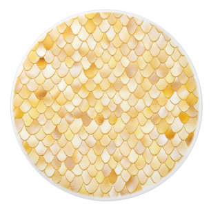 Wonky Watercolor Guld Glitter Metall Sjöjungfru Sc Knopp