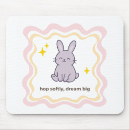 Wonky Zoo Bunny Mousepad Musmatta