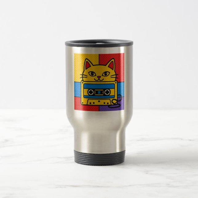 Wonky Zoo Catsette-mugg  Resemugg (Center)