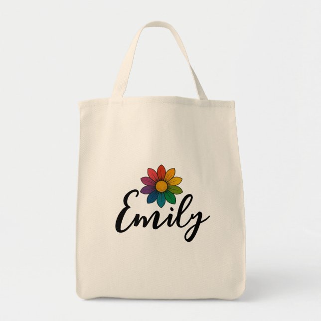 Wonky Zoo Tote Bag - Emily Tygkasse (Framsidan)