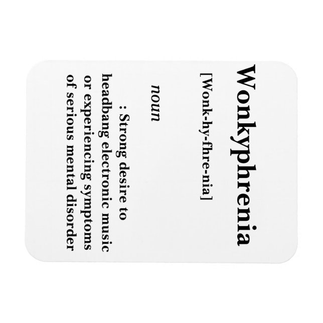 Wonkyphrenia Magnet (Horisontell)