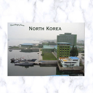 Wonsan Strand Nordkorea Vykort
