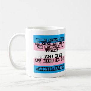 #WontBeErased kaffemugg för PFLAG OKC