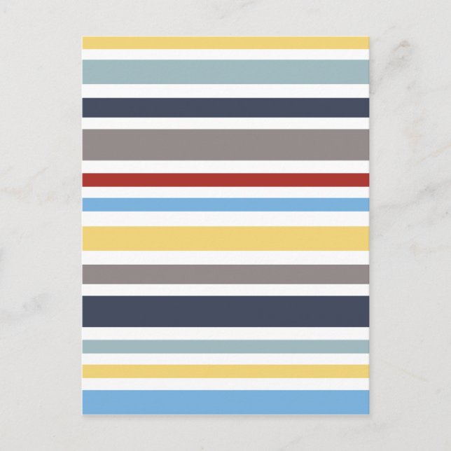 wonz rand nautical By Shirt to Design Vykort (Framsida)