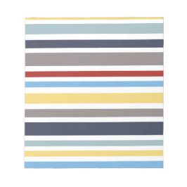 wonz stripes nautical By Shirt to Design Anteckningsblock