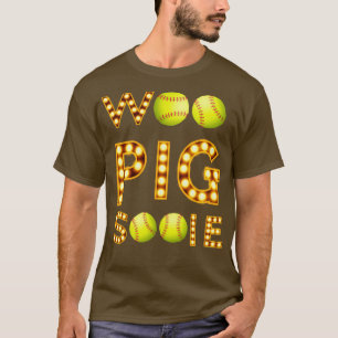 WOO GRIS SOFTBALL BIG LJUS T SHIRT
