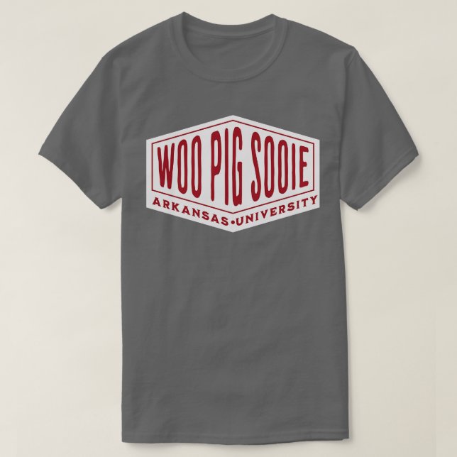 Woo Gris Sooie Banner T Shirt (Design framsida)