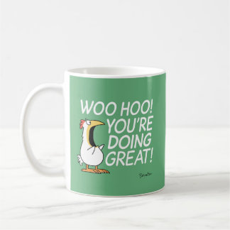 WOO HOO! DU GJÖR DET BRA! Sandra Boynton Kaffemugg