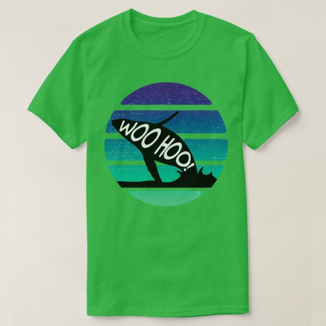 Woo Hoo Whale T Shirt (Design framsida)