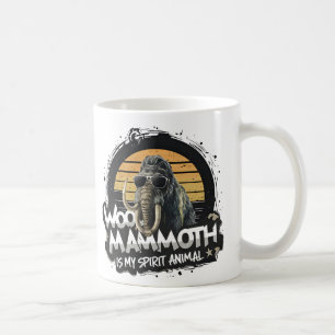 Woo Mammoth är min andliga djur Art Kaffemugg