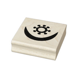 Wood Adinkra (Faithfulness) Rubber Frimärke Stämpel