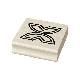 Wood Adinkra (Frihet) Rubber Frimärke Stämpel