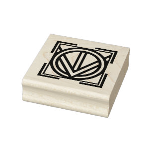 Wood Adinkra (service och ledarskap) Rubber Frimär Stämpel
