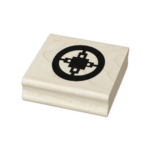 Wood Adinkra (Underrättelsetjänst) Rubber Frimärke Stämpel