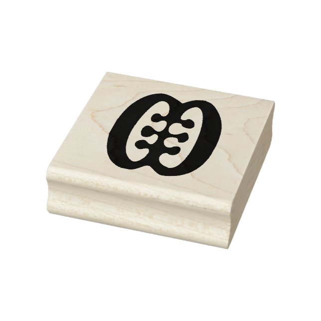 Wood Adinkra (Vänskap) Rubber Frimärke Stämpel (Stämpel)