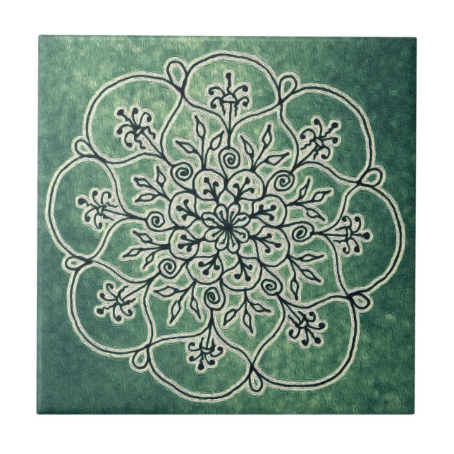 Wood älva - Moss Kakelplatta (Framsidan)