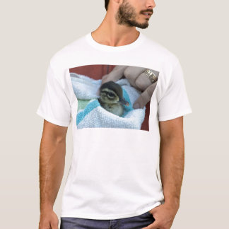Wood anka för baby t shirt