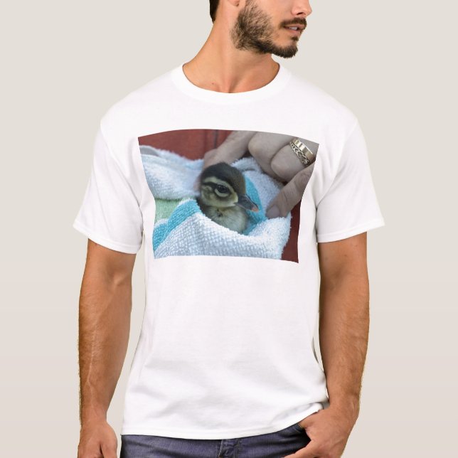 Wood anka för baby t shirt (Framsida)