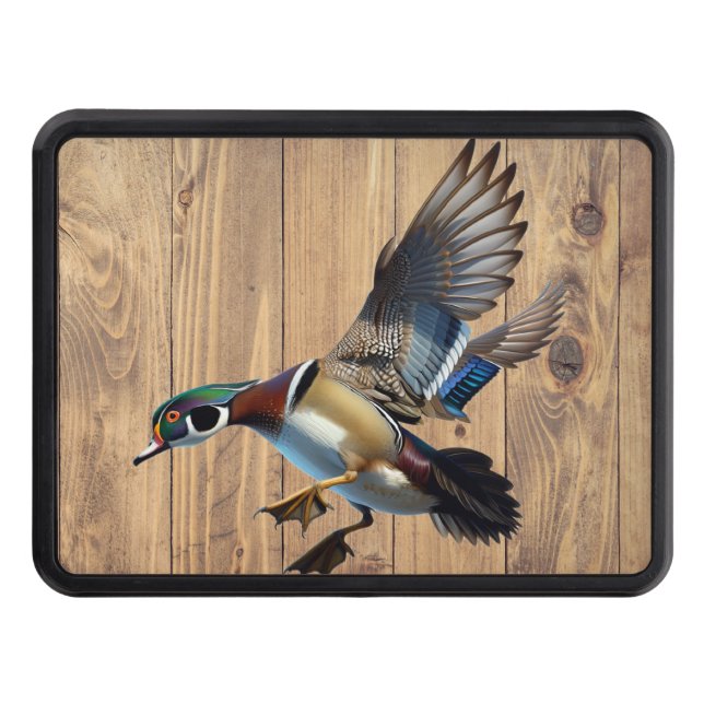 Wood Anka Hunting-släpvagnen Hitch Cover Dragkroksskydd (Framsidan)