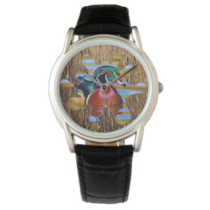Wood Anka Hunting Watch with Krona Protector Armbandsur