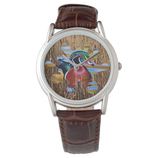 Wood Anka Watch, Anka Hunting Armbandsur (Framsida)